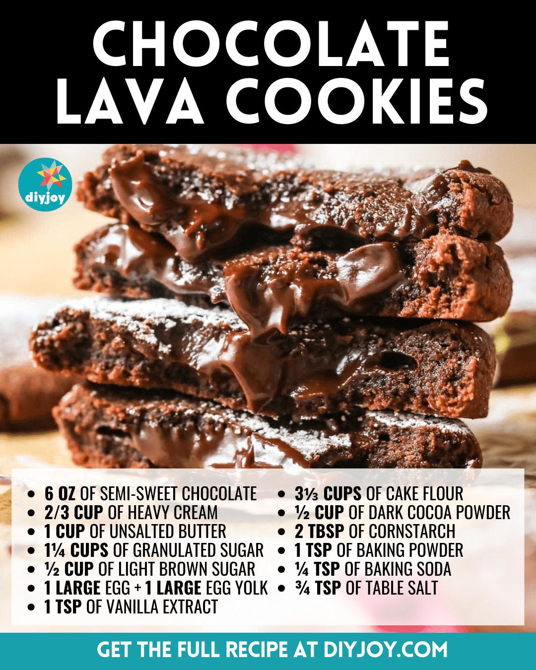 Easy-To-Make Chocolate Lava Cookies