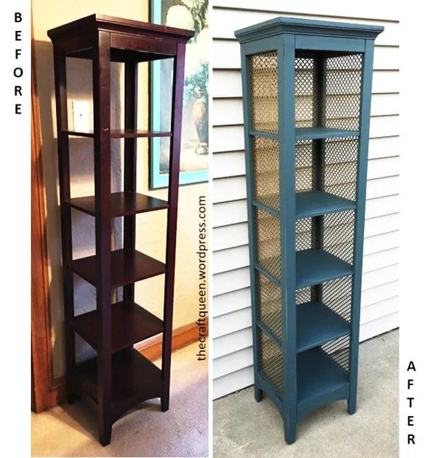 Tiered Shelf, a furniture makeover idea worth trying this season and a quick idea that comes together fast