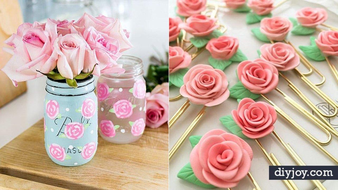 30 Rose Crafts to Make From Paper, Felt and Real Petals