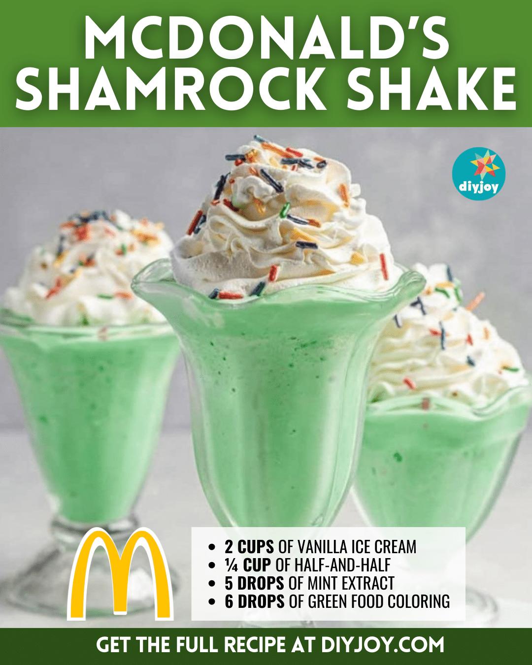 Easy Copycat McDonald’s Shamrock Shake Recipe
