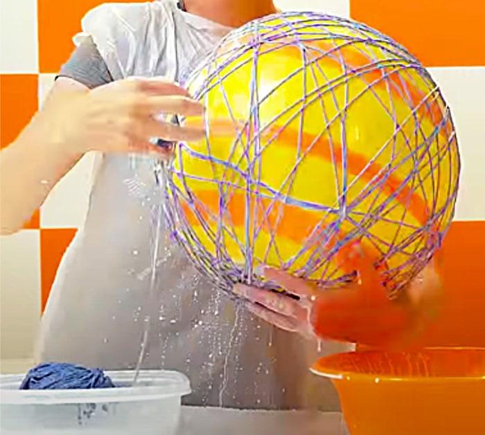 Beach Ball Yarn Light Idea - Modern Decor Ideas - Minimalist Style Decor