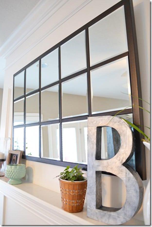 Pottery Barn Knock-Off Mirror, an inexpensive project that still looks high end when finished and perfect for the season