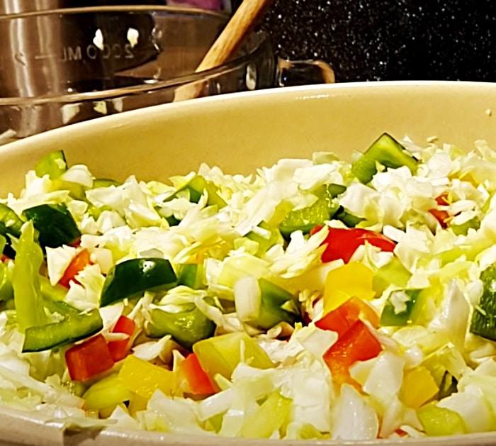 Shredded Cabbage - Southern Style Chow Chow- Fermented Pickling