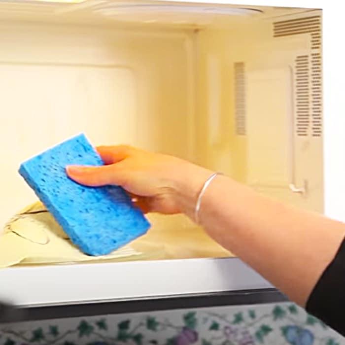 Easy Way To Sterilize Dish Sponges - Clean Sponges In The microwave - Disinfect Sponges In The Microwave