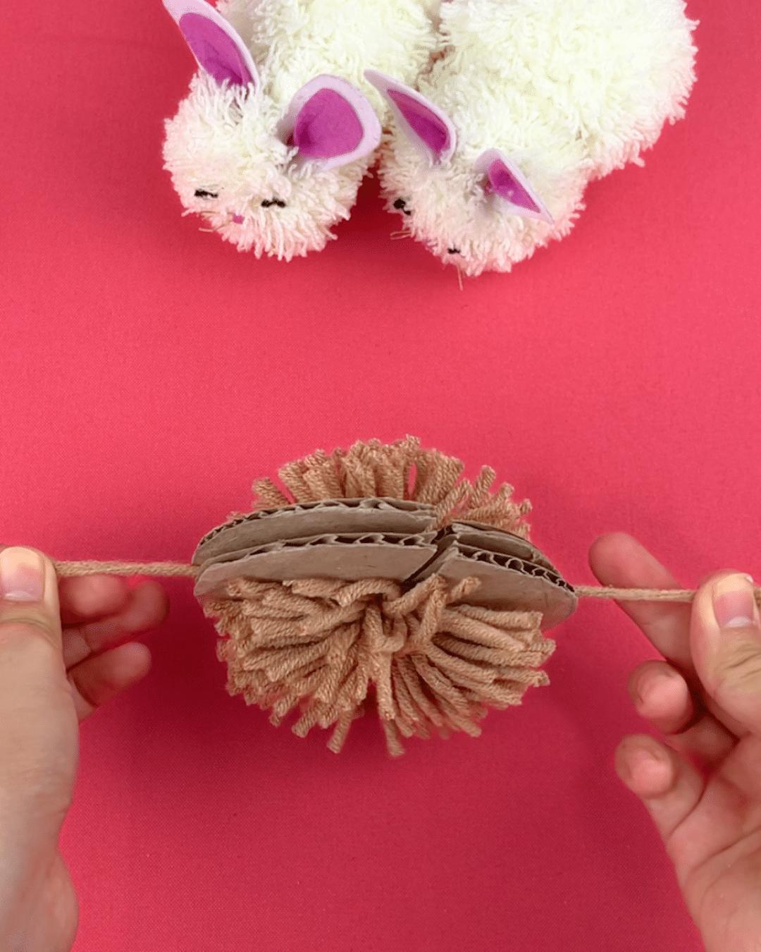 Pom Pom Bunny — diy pom pom maker