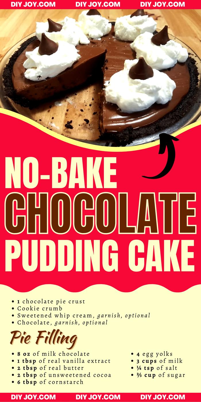 No-Bake Milk Chocolate Pudding Pie Recipe