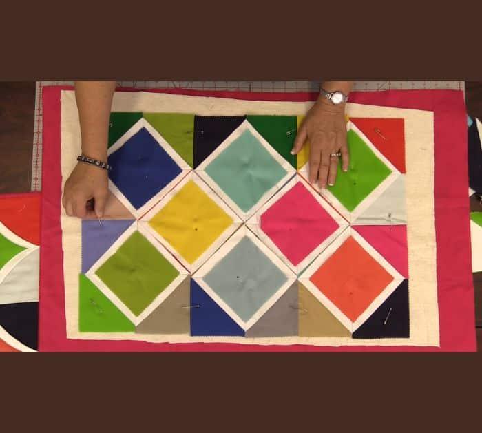 Easy Cathedral Window Quilt Tutorial