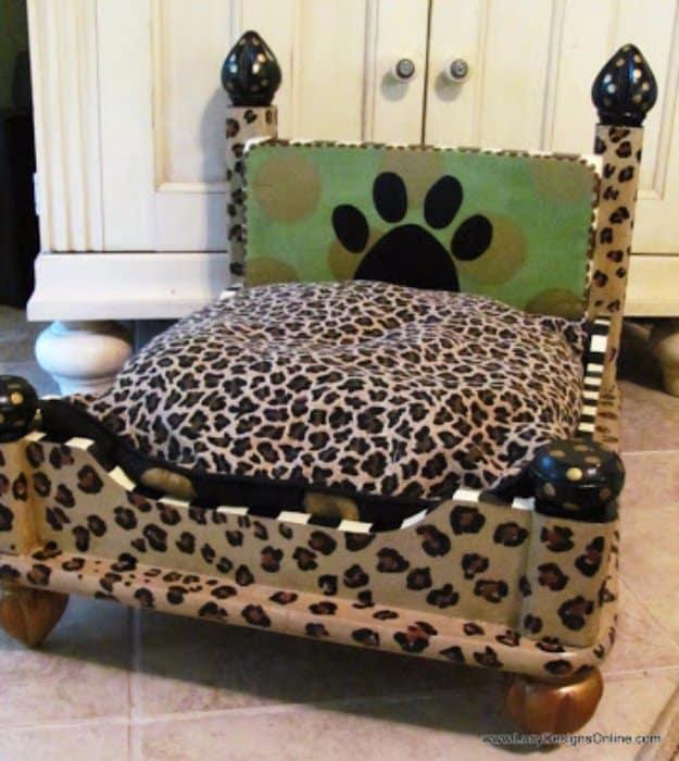Dog Bed From an End Table, cheap enough to try twice if the opening round flops and a statement worth the extra effort