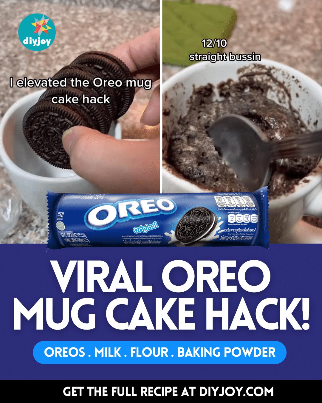 Viral Oreo Mug Cake Hack!