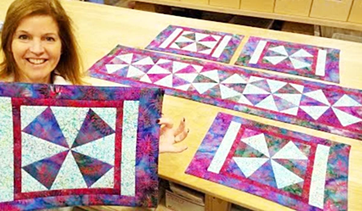 Make Windmill Placemats With Free Pattern