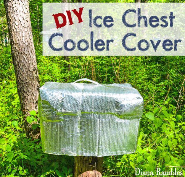 DIY Insulated Cooler Cover, simple enough to try with stuff already on hand and a small fix with a surprisingly big payoff