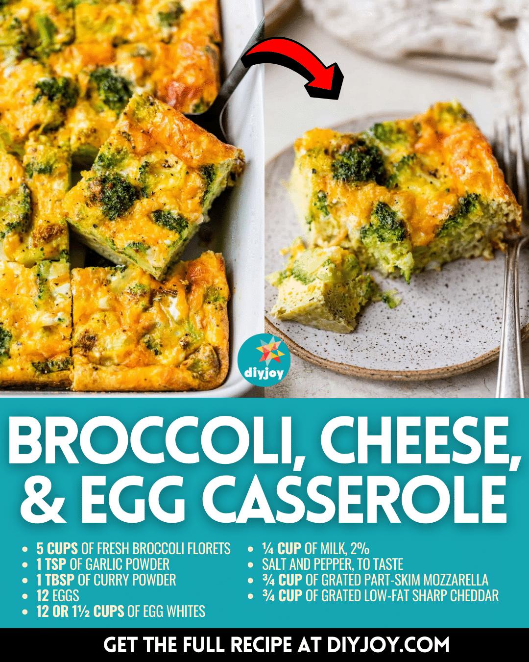 Easy Broccoli, Cheese, And Egg Casserole Recipe