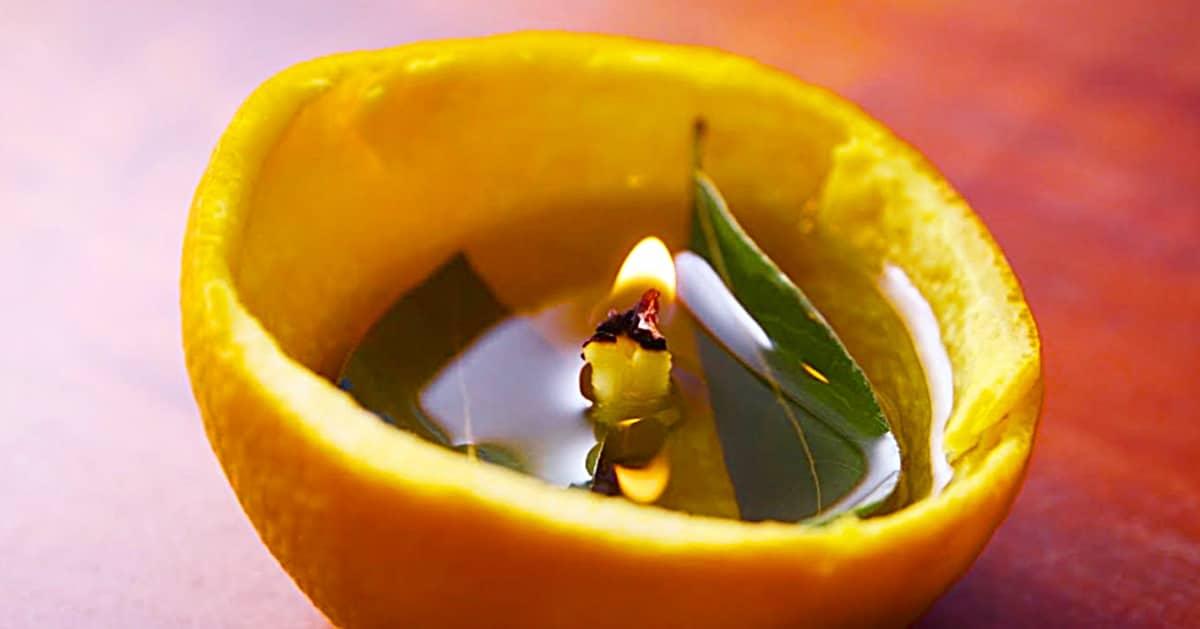 How To Make A 1 Minute Candle From An Orange