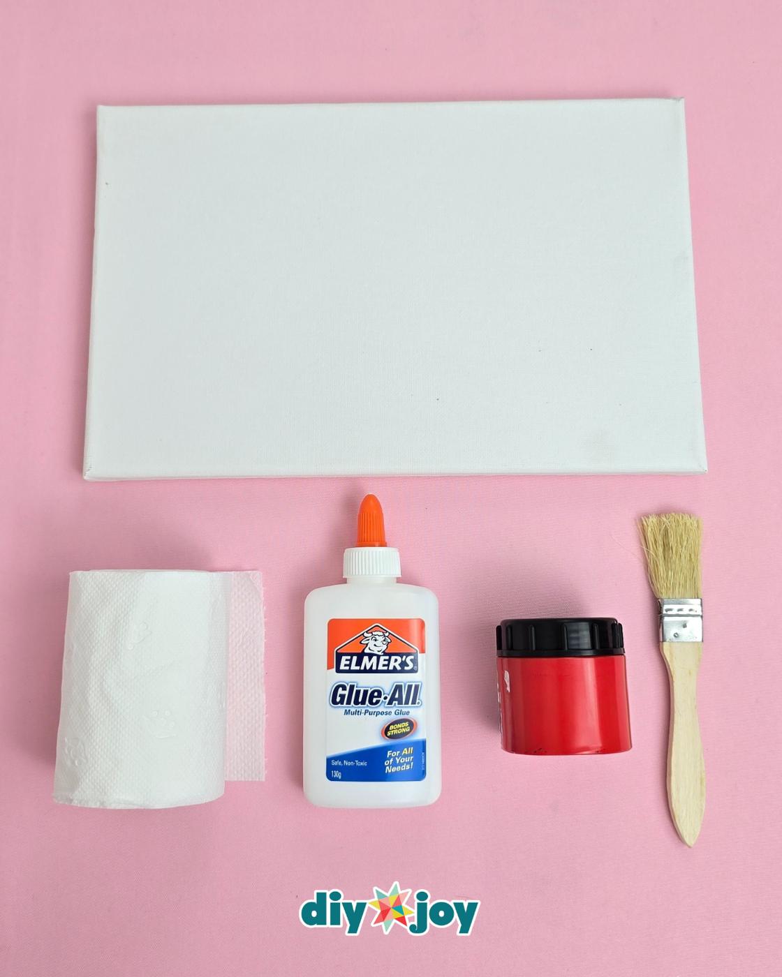 Homemade Textured Heart Canvas Art Painting — textured heart canvas materials