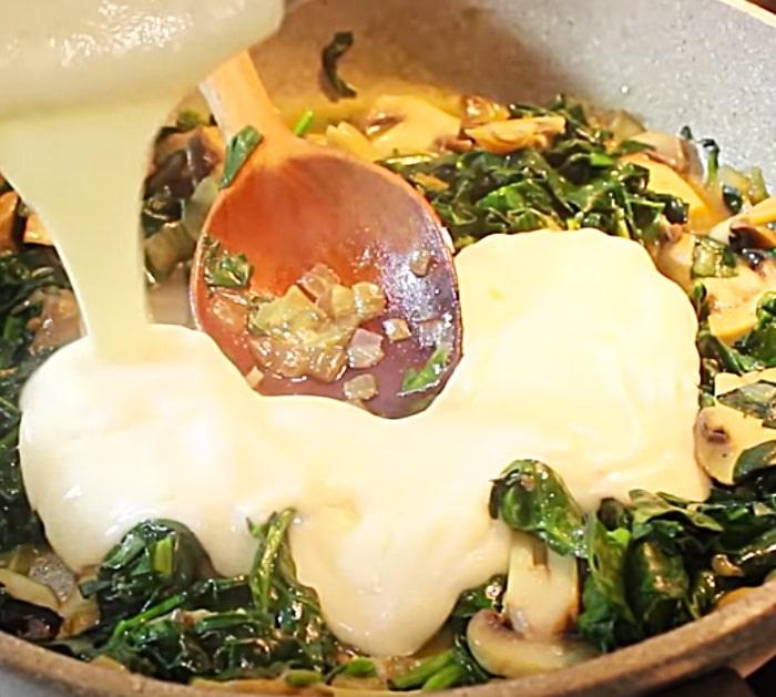 How To Make Bechamel Sauce _ Turkish Casserole - Spinach Dinner