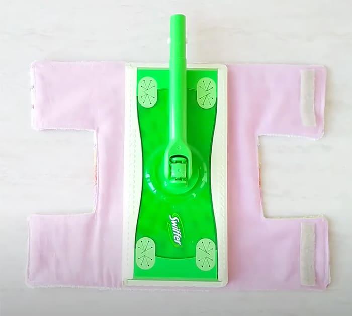 DIY Mop Pad - DIY swiffer pads - How to make swiffer pads (2 options - wet and dry)