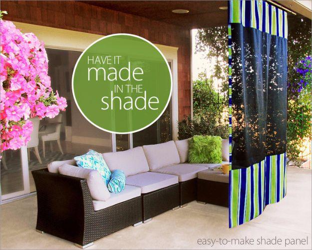 Hanging Outdoor Shade Screen, fast enough to squeeze into a lunch break and a project neighbors ask where it came from