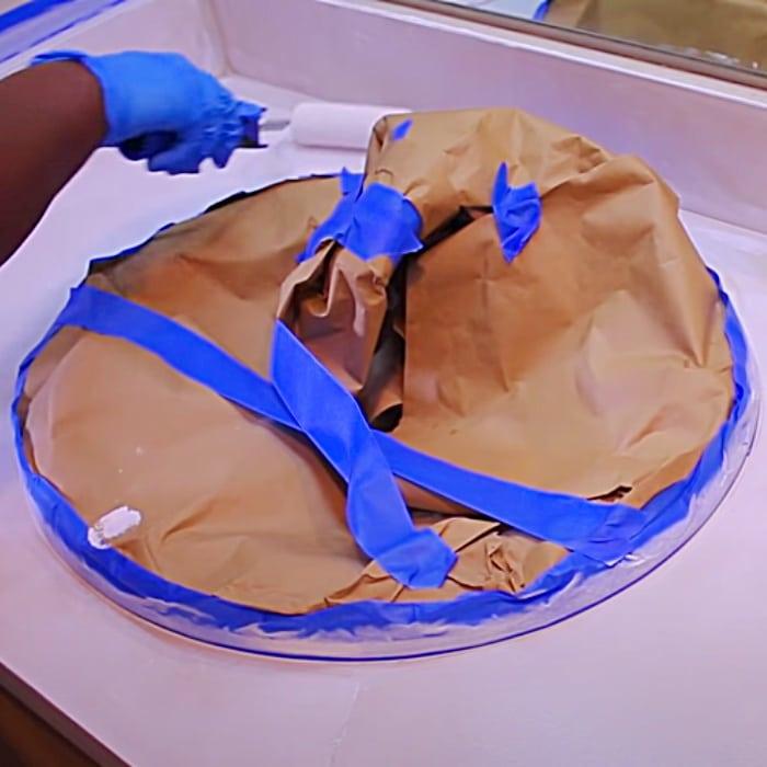 How To Paint Faux Marble - Faux Marble Sink Makeover - Bathroom Ideas