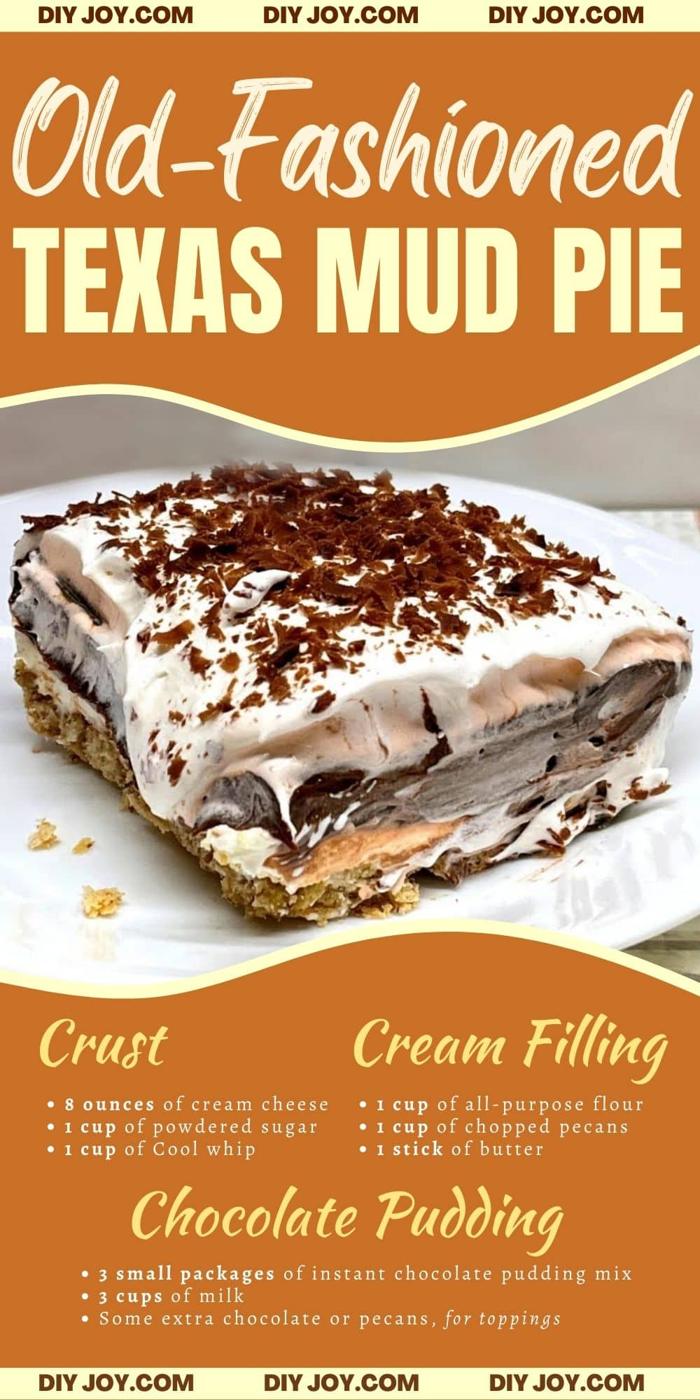 How To Make Old Fashioned Texas Mud Pie
