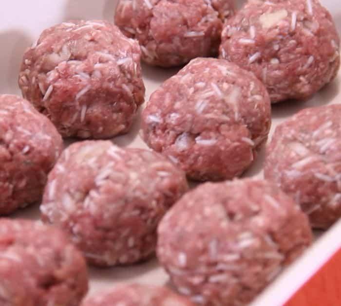 Porcupine Meatballs Ingredients