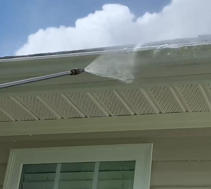 Gutter Whitening And Cleaning Trick