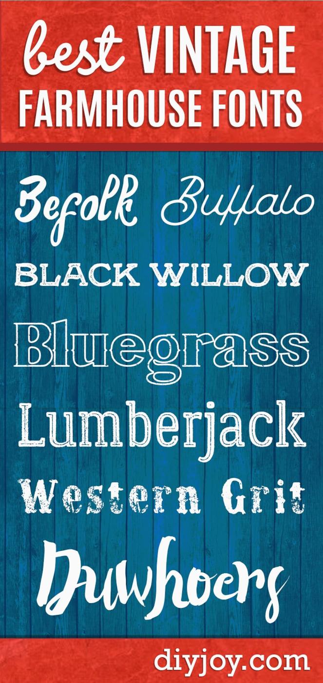 Best Free Fonts To Download for Crafts and DIY Projects - Cute, Cool and Professional Looking Font Ideas for Teachers, Crafters and Wedding Decor - Calligraphy, Script, Sans Serif,
