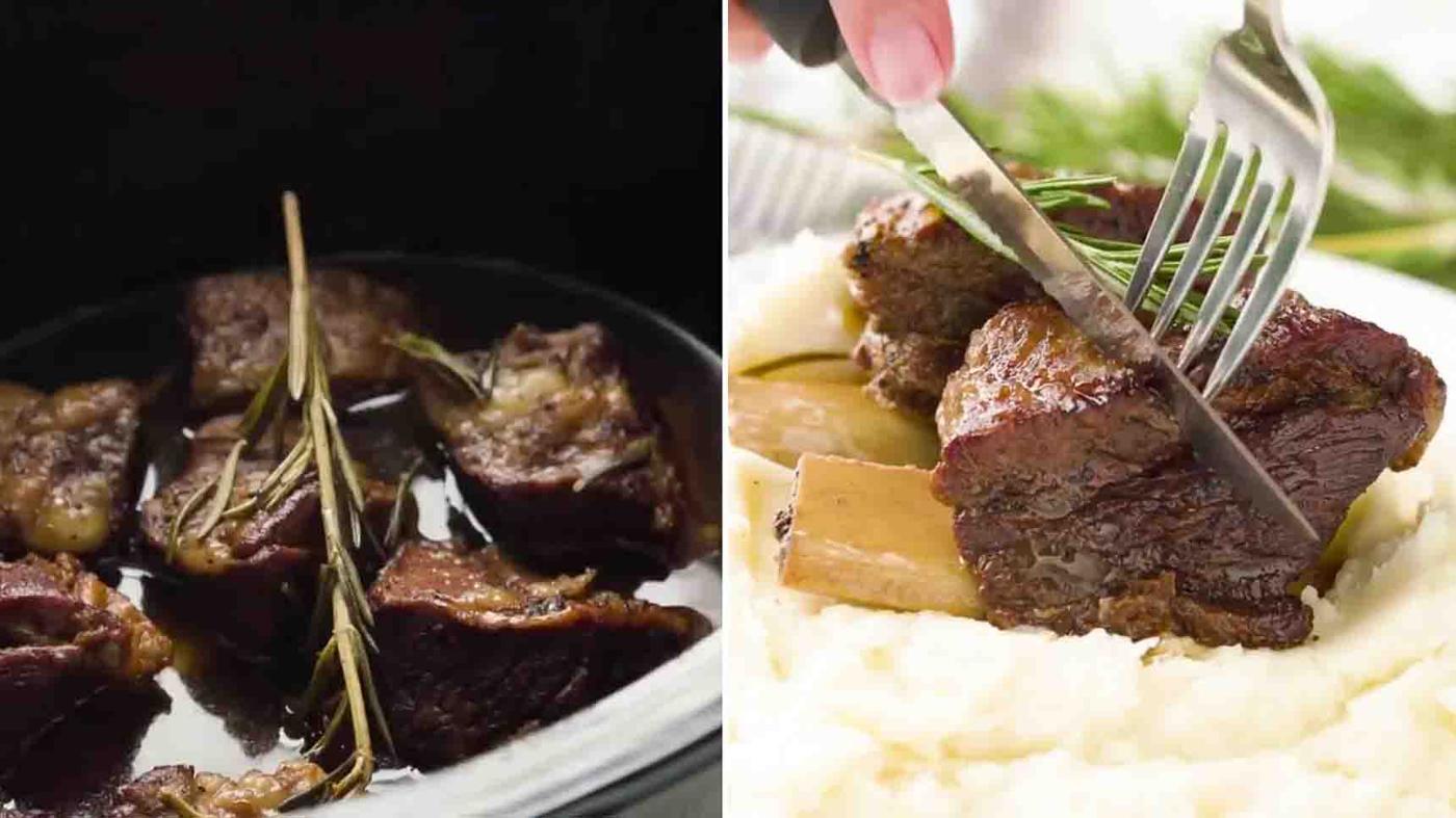 Slow Cooker Fall-Off-The-Bone Beef Short Ribs