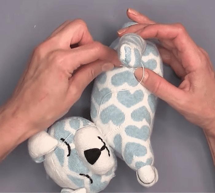 Easy DIY Toy Made From an Old Sock