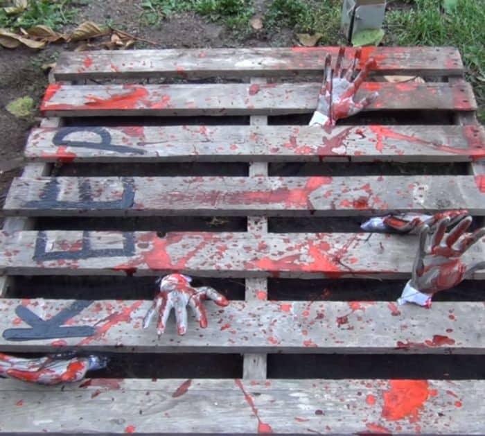 DIY Halloween Zombie Pit Decor project