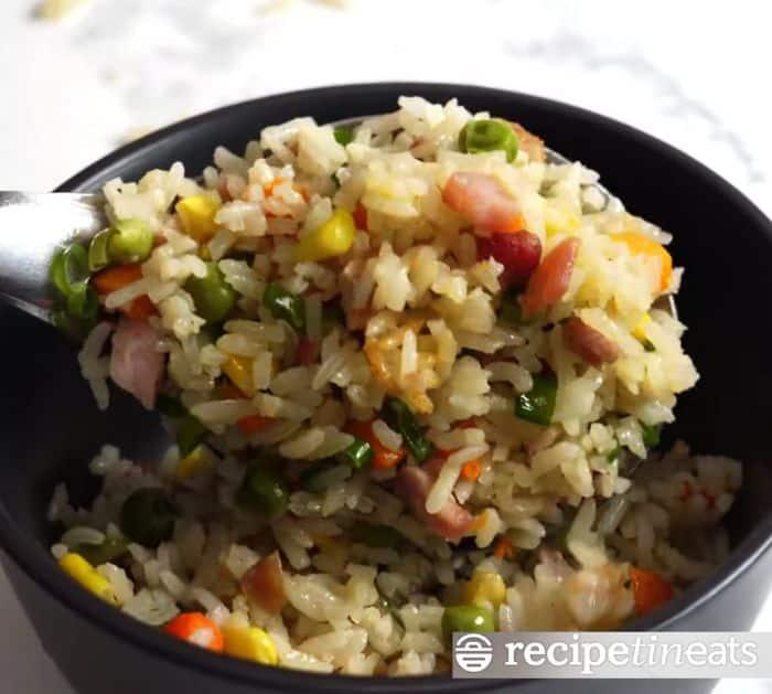 How to Make Baked Fried Rice