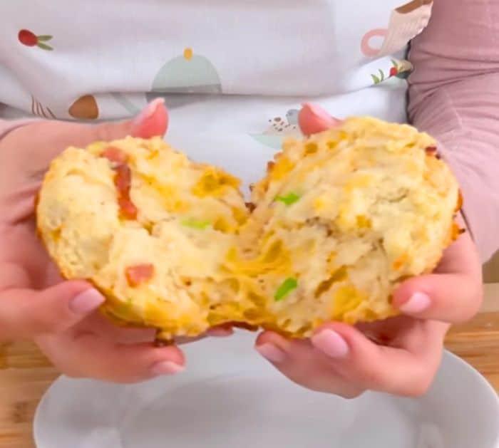 Easy Loaded Breakfast Biscuits Recipe