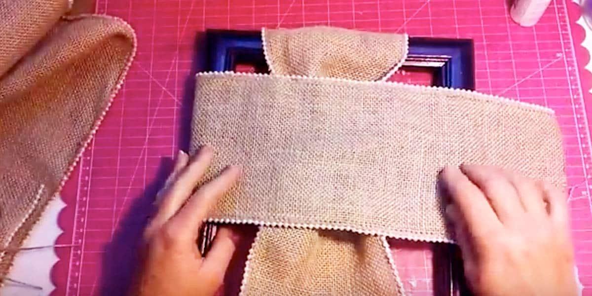 How to Make A Burlap Cross