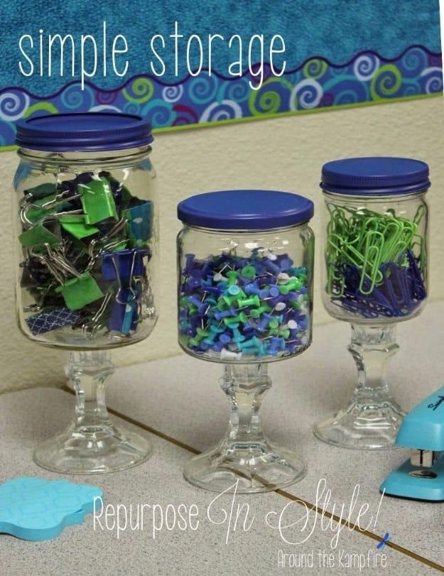 Stylish Apothecary Jars, friendly for a beginner working with basic tools and a result sturdy enough for daily use