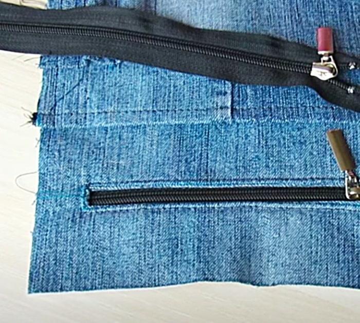 Upcycle Jeans To Make A Nice Shoulder Tote Purse