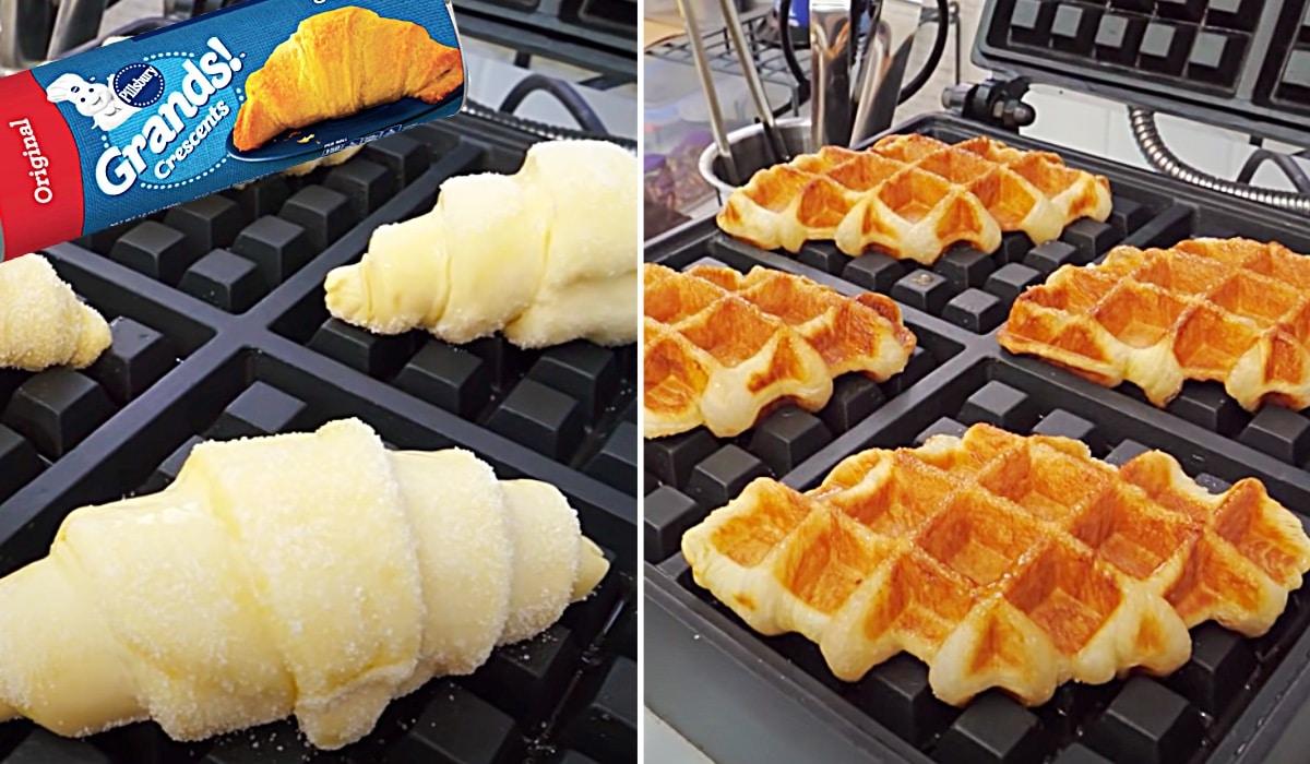 Canned Croissant Waffle Recipe