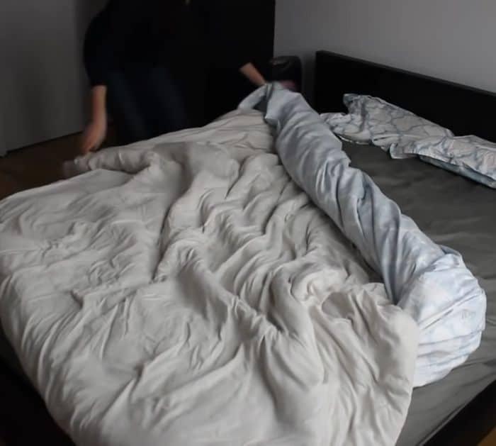 How To Wear Duvet Cover Easily