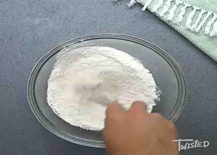 Making the churros batter