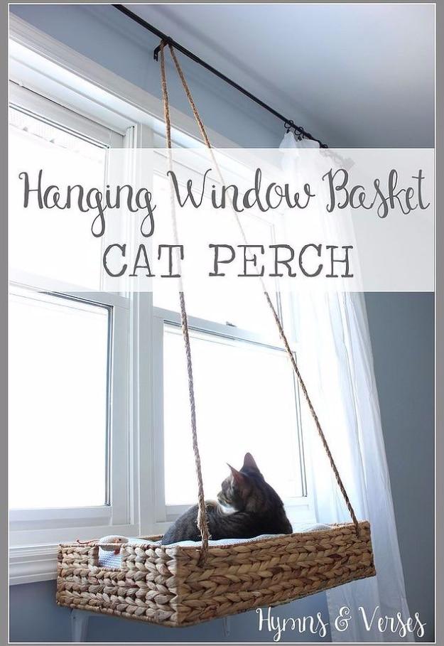 DIY Hanging Window Basket Cat Perch, a clever pet solution, low effort once the method is clear and the fix worth remembering