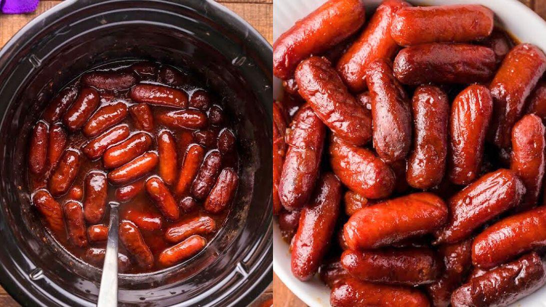 Slow Cooker Grape Jelly Little Smokies