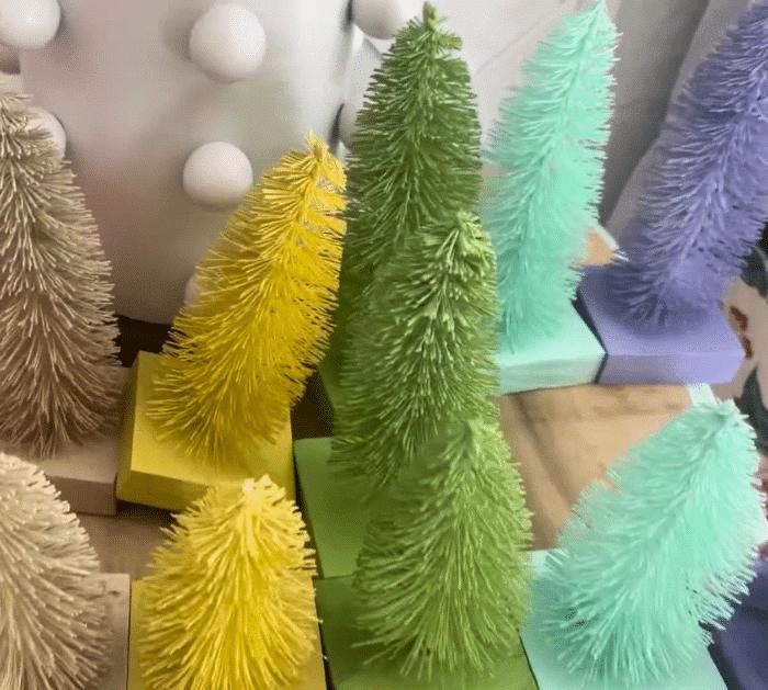 How to Make Bottle Brush Trees