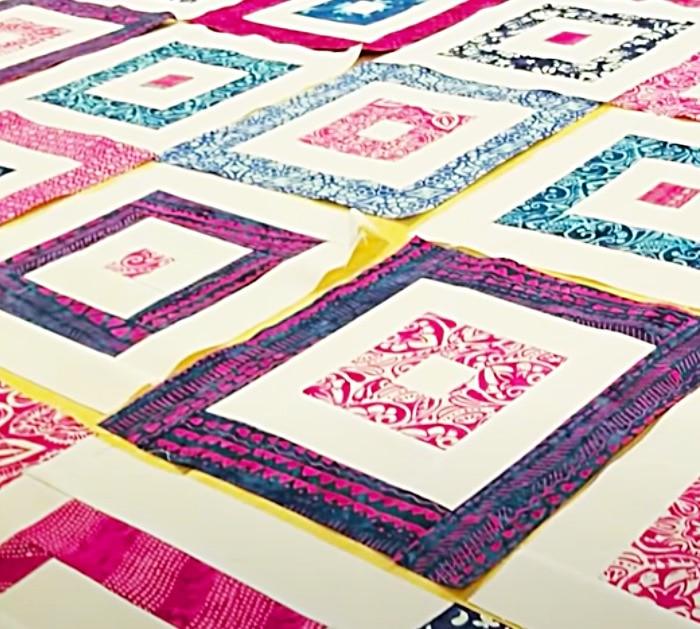 Quilting Ideas - Geometric Quilt - Easy Quilting Ideas