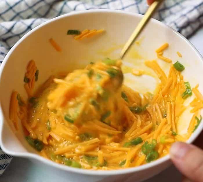 Easy Cheese and Egg Waffles Ingredients
