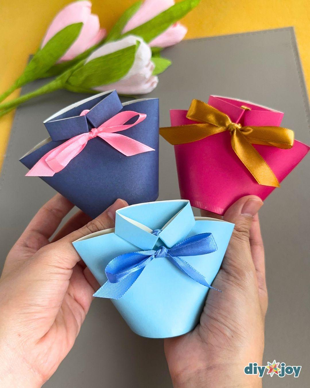 Fathers Day Paper Cup Shirt Gift — easy father's day diy
