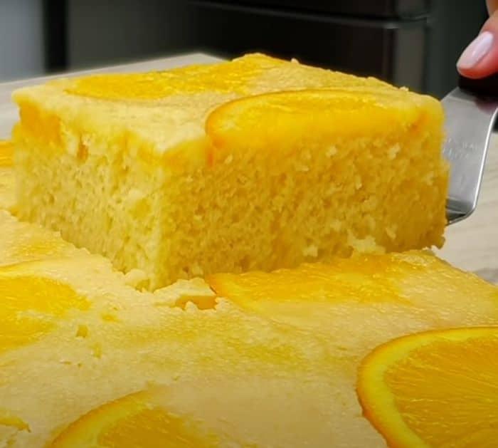 Quick and cheap orange cake recipe