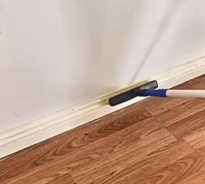 Clean Baseboards Without Bending All The Way Down Tip