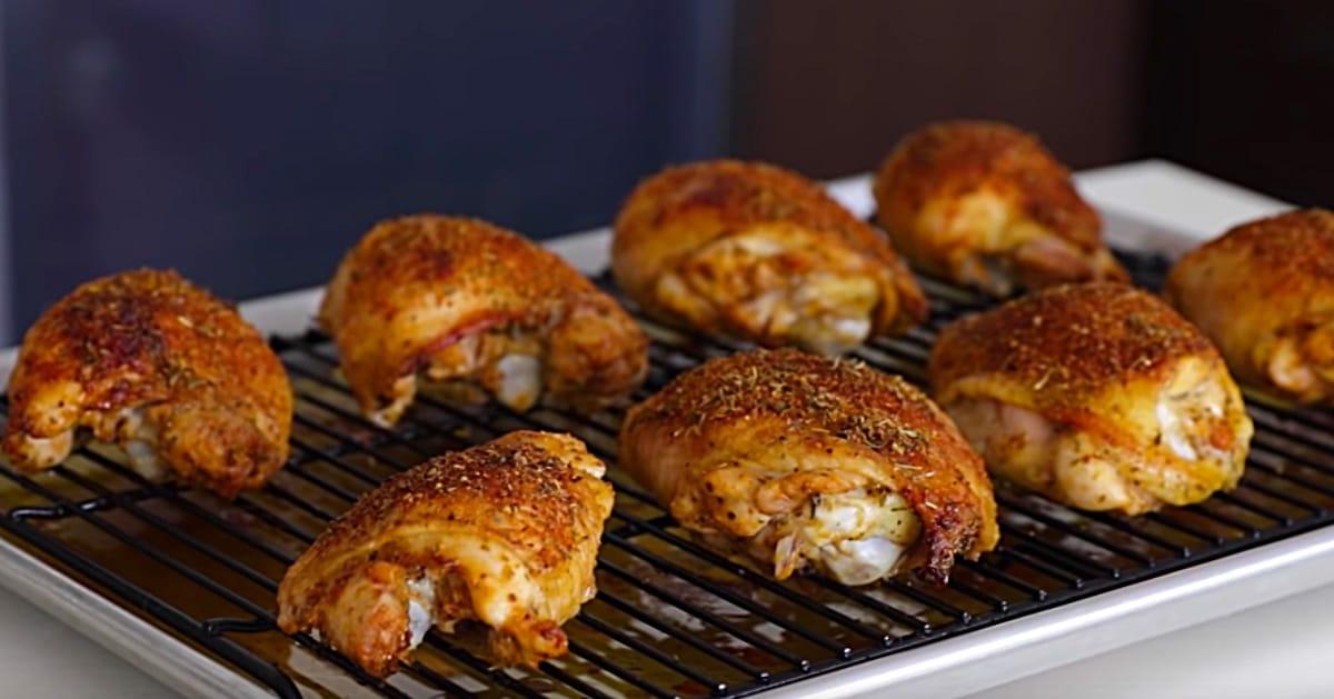 Oven Roasted Crispy Chicken Thighs Recipe