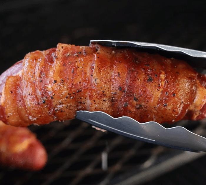 How to Make Bacon-Wrapped Sausage Poppers