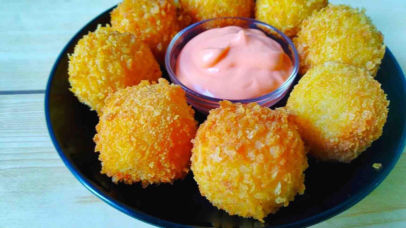 Easy Potato Cheese Balls Recipe