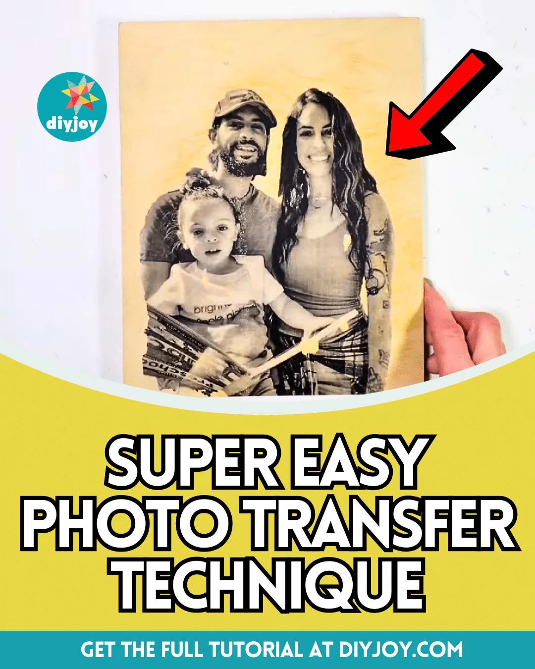 Easy DIY Photo Transfer Technique
