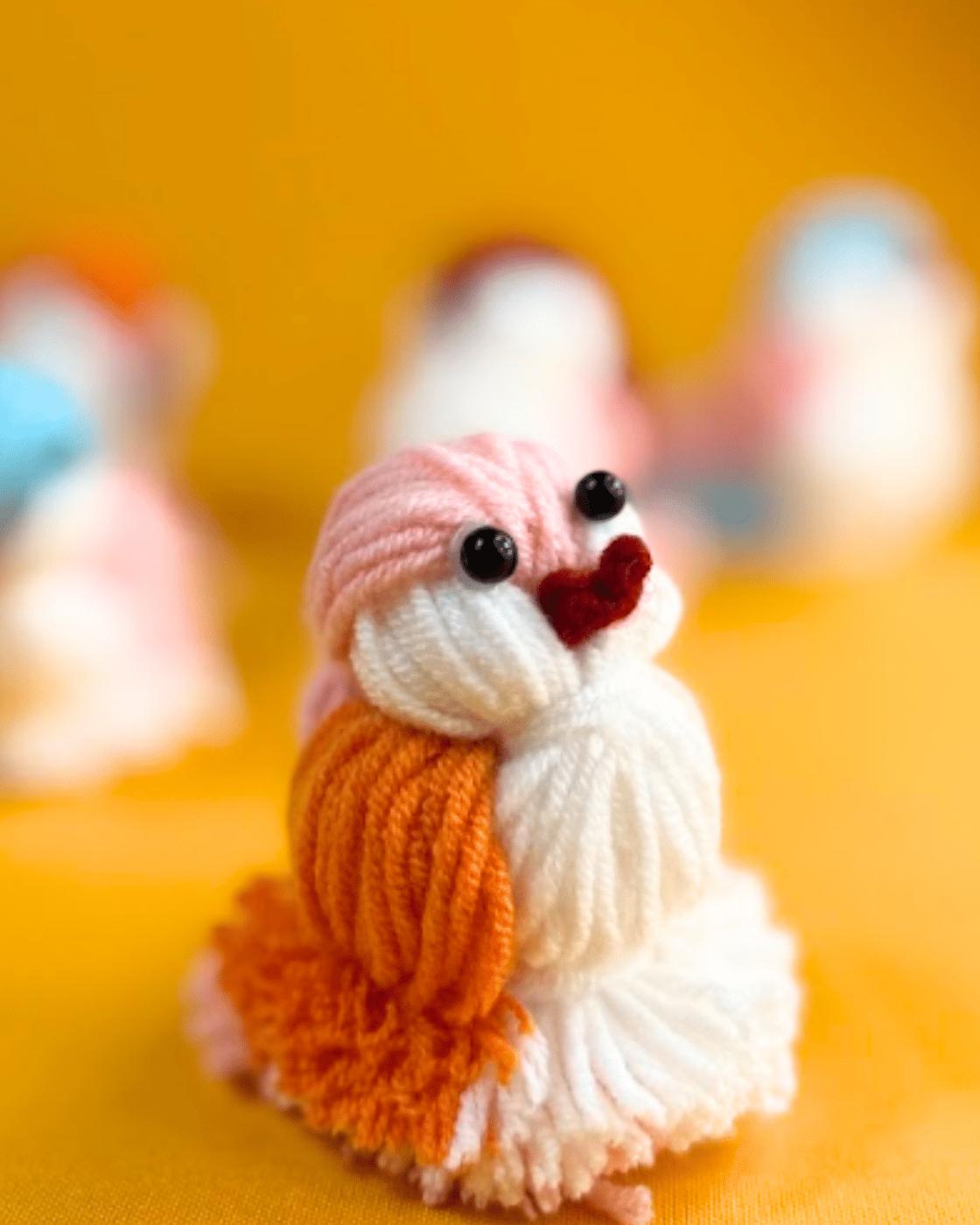 Easy Yarn Birds — easy bird craft for kids